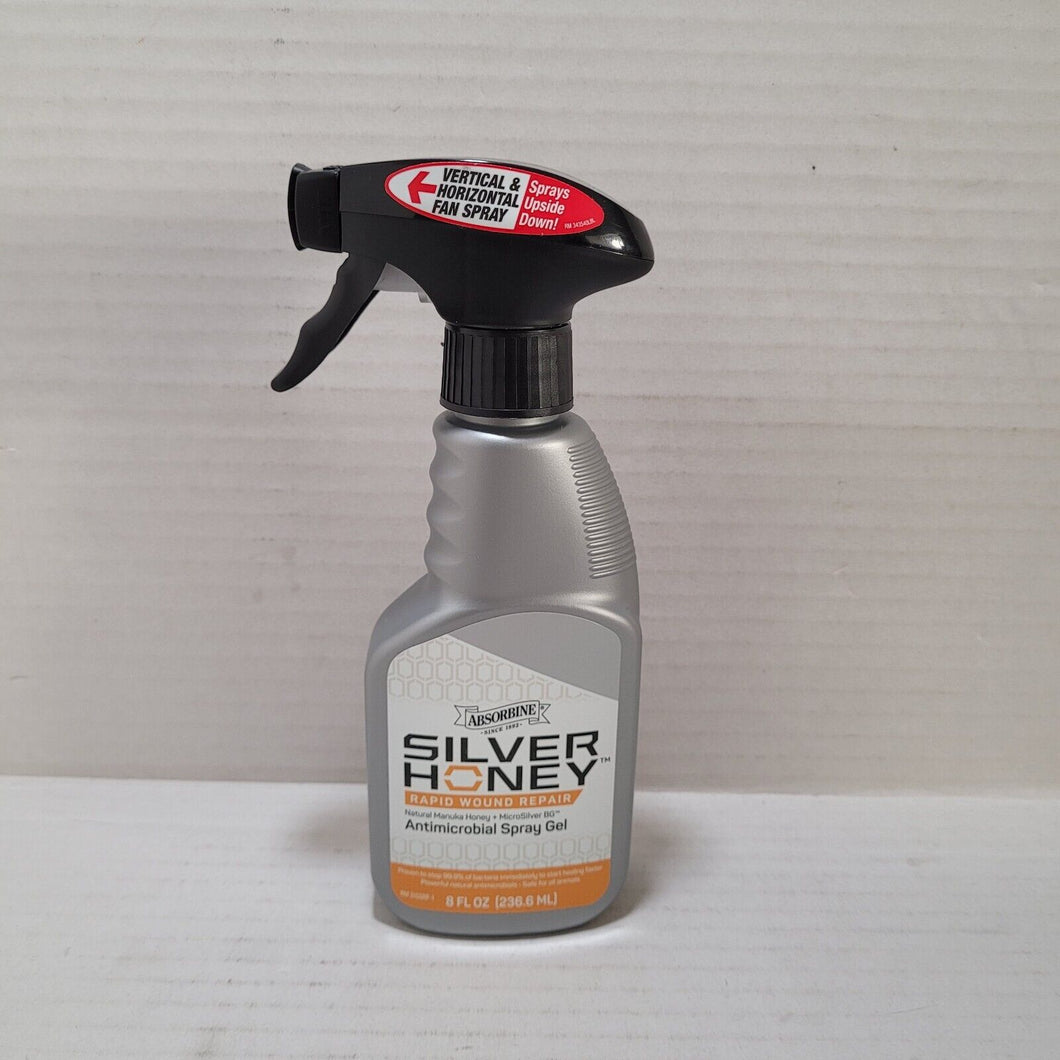 Silver Honey Rapid Wound Repair Spray Gel, 8oz