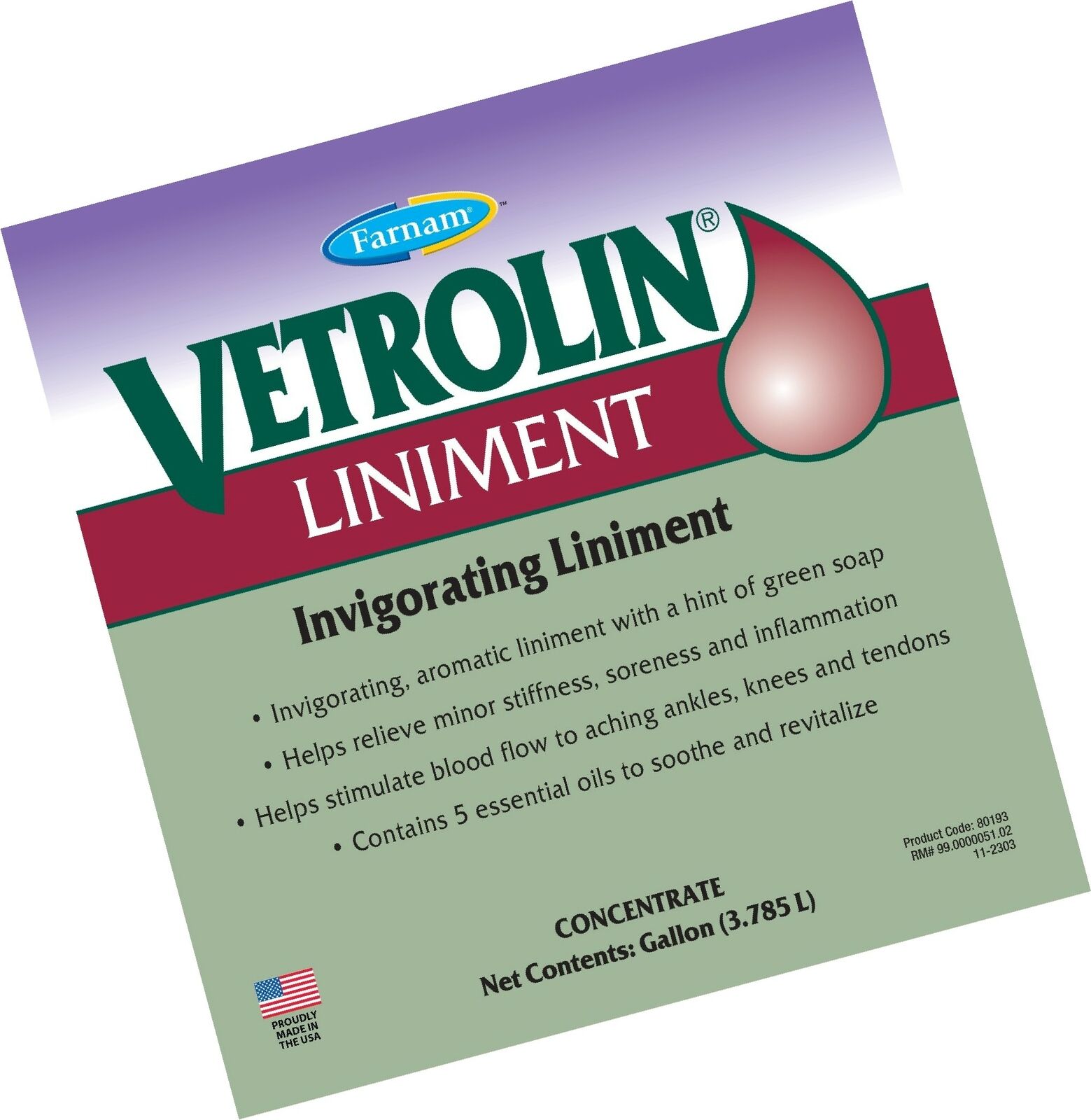 Farnam Vetrolin Leniment 946ml Farnam Vetrolin Leniment 946ml