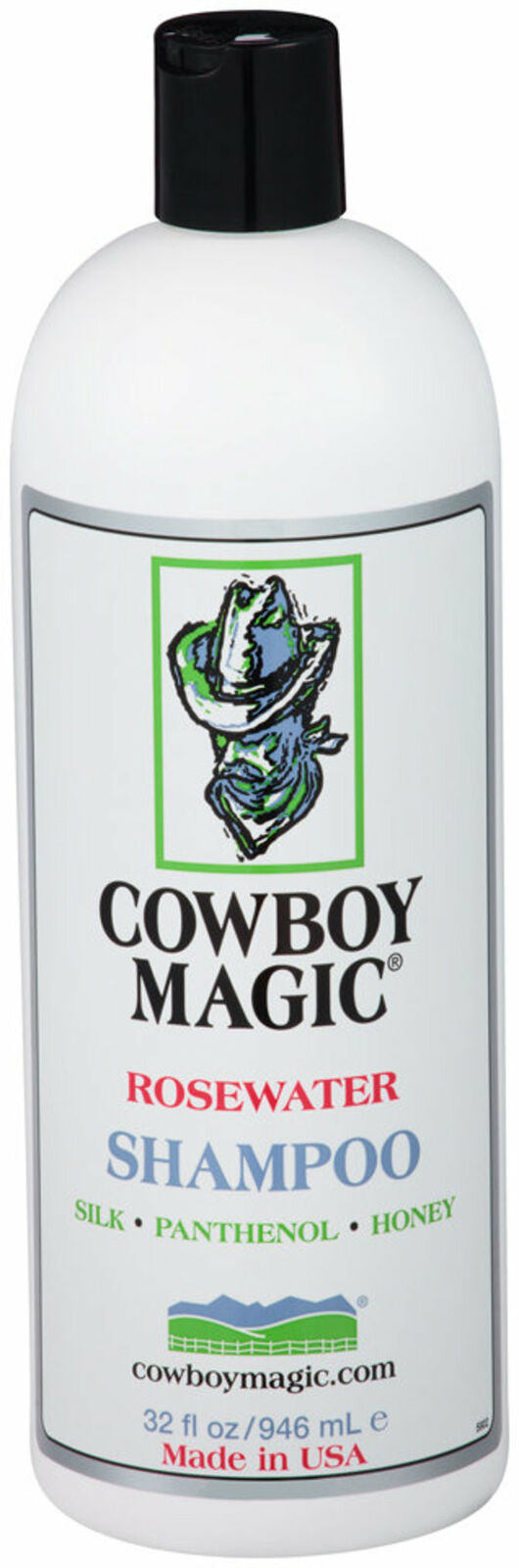 Cowboy Magic Rosewater Shampoo, 32oz